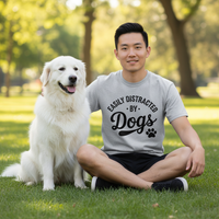 Load image into Gallery viewer, "Easily Distracted By Dogs" Everyday Tee