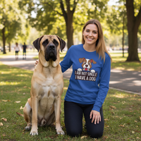 Load image into Gallery viewer, "I Am Not Single I Have A Dog" Long Sleeve Tee