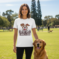 Load image into Gallery viewer, "I Am Not Single I Have A Dog" Unisex Crewneck T-shirt