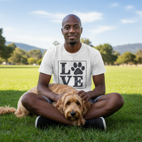 Load image into Gallery viewer, "Love PawPrint" Everyday Tee